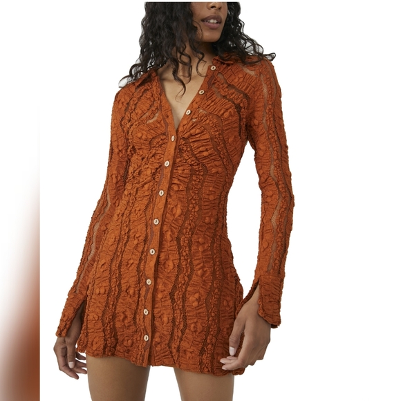 NWT Free People Shayla Mini Dress - Picture 2 of 3